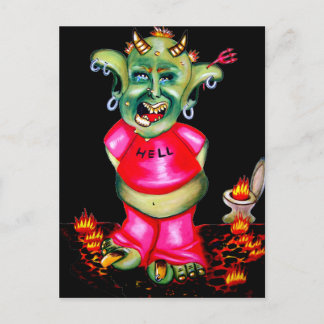 Leben in der Hölle Postkarte