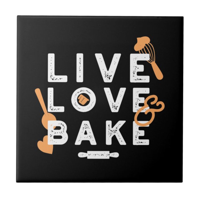 Leben in der Liebe, Bake Blicks: inspirierende Bac Fliese (Vorderseite)