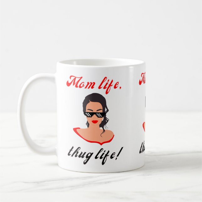 Leben in der Mama, Leben umarmen! - TASSE (Links)