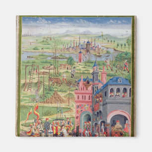 Leben in der Stadt und Leben im Land Magnet