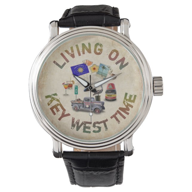 Leben in der westlichen Schlüsselzeit Armbanduhr (Vorderseite)