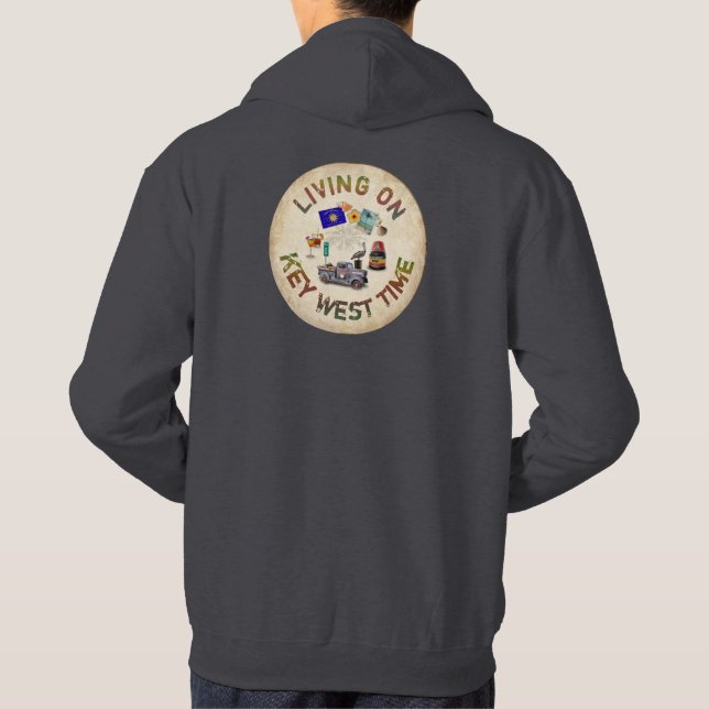 Leben in der westlichen Schlüsselzeit Hoodie (Rückseite)