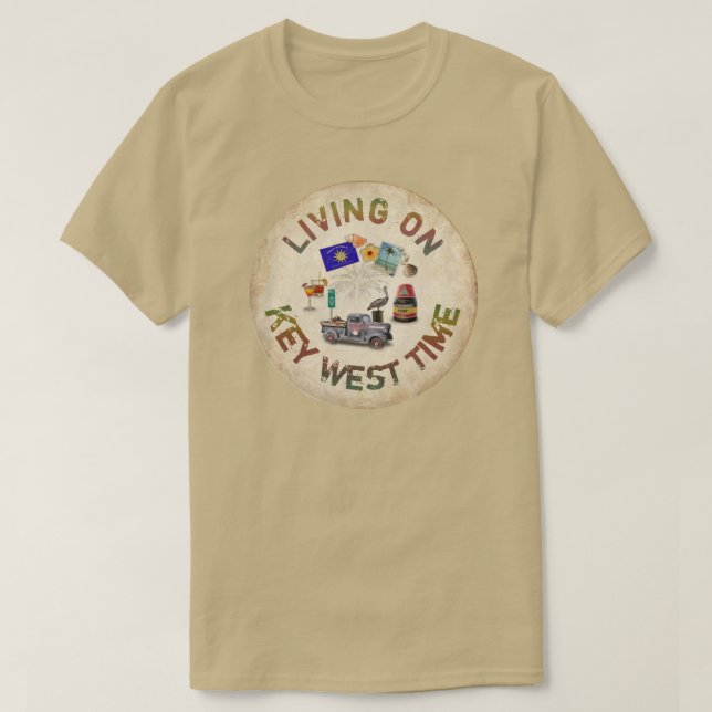 Leben in der westlichen Schlüsselzeit T-Shirt (Design vorne)