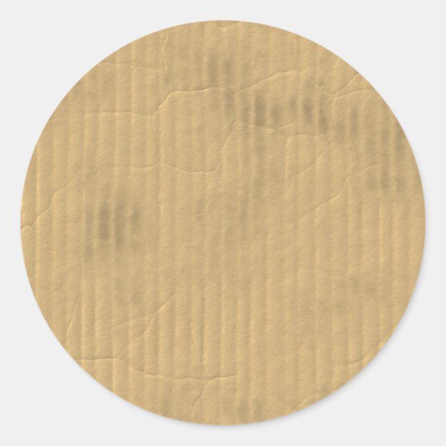 Leben in einem Grungy schmutziger Schlag-oben Runder Aufkleber (Vorderseite)