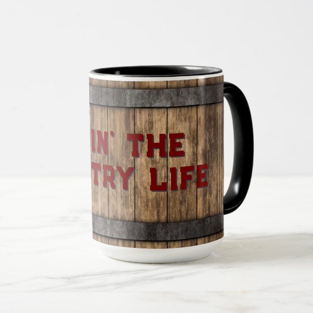 Leben in einem Land Tasse (VorderseiteRechts)