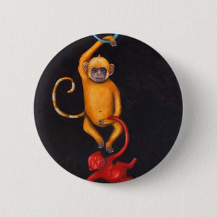 Leben in einer Plastikwelt Button