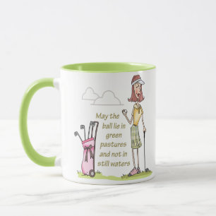 Leben in grünen Weiden Tasse