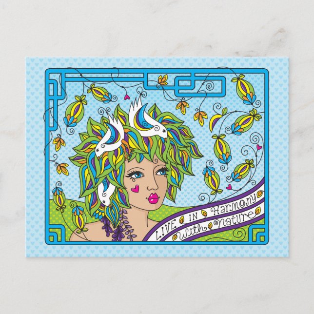 Leben in Harmonie_ Postkarte (Vorderseite)