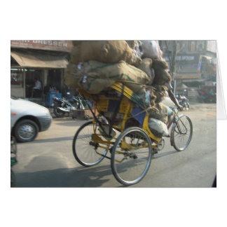 Leben in Indien: Fahrrad-Rickshaw