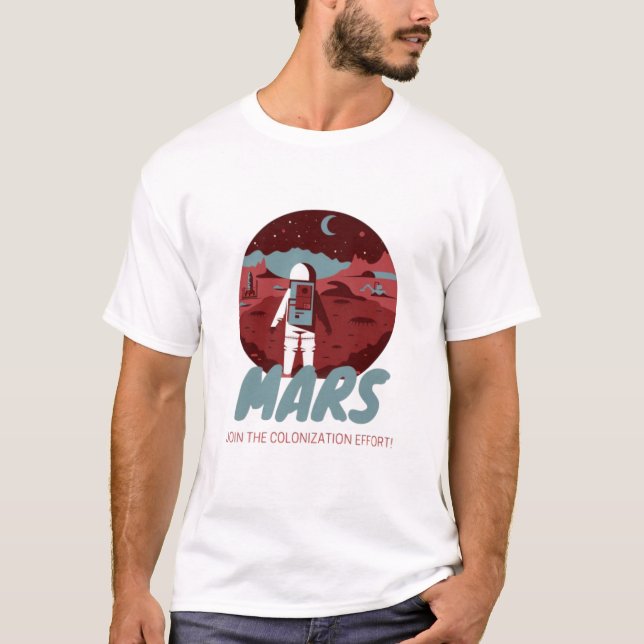 Leben in Mars T-Shirt (Vorderseite)