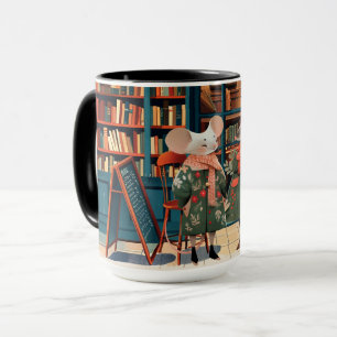 Leben in Mäuse Stadt - Buchliebhaber Chitchat Tasse