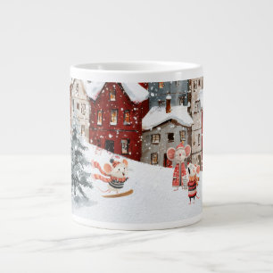 Leben in Mäusestadt - Es ist Winter! Spezialtasse Jumbo-Tasse