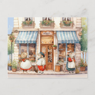 Leben in Mäusestadt - Leben wie gewöhnlich Postkarte