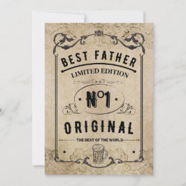 Leben in Vater, bestes Leben Einladung