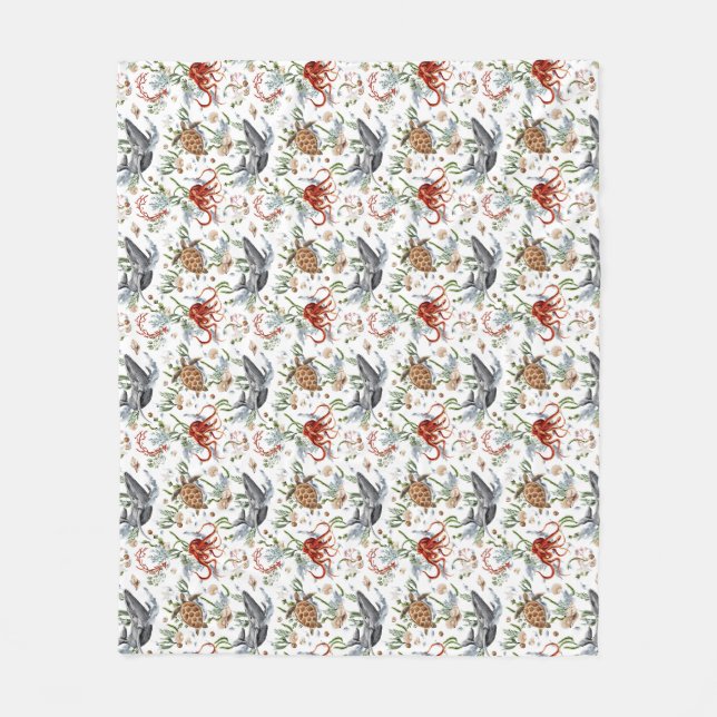Leben in voller Blüte Fleecedecke (Vorderseite)