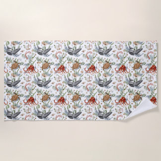 Leben in voller Blüte Strandtuch