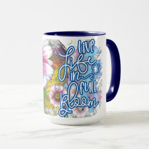 Leben in voller Blüte Tasse