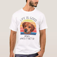 Leben ist besser Rhodesian Ridgeback Personalisier
