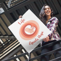 Leben ist gleich Hoffnung – Pro-Life-Bewusstseinsp