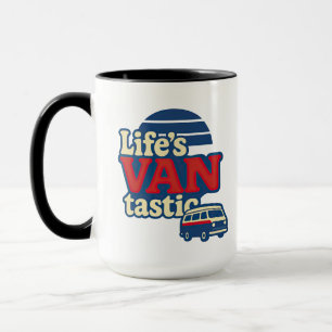 Leben ist VANtastisch Red Cream Blue Edition Tasse