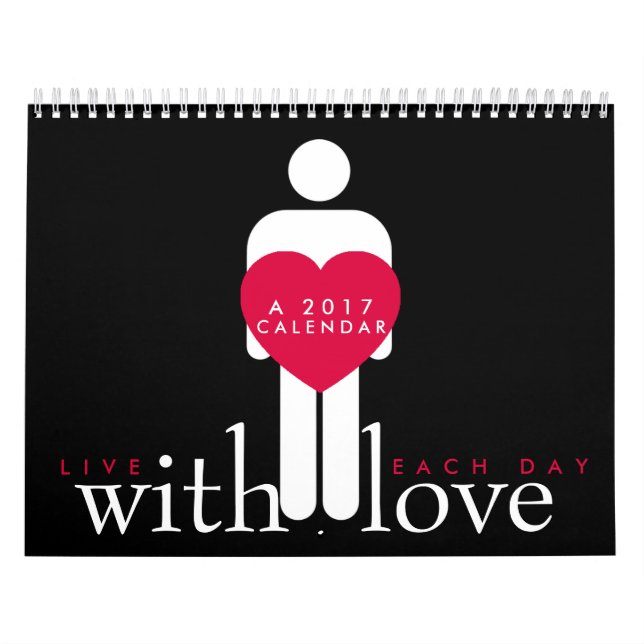 Leben jeder Tag mit Liebe Kalender (Titelbild)