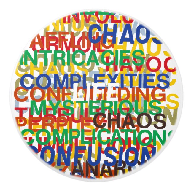 Leben Keramikknauf (Vorderseite)