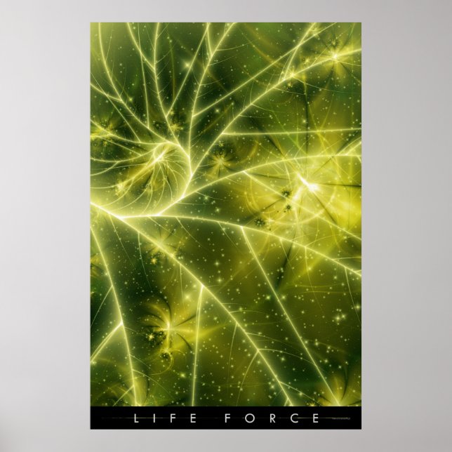 Leben-Kraft Poster (Vorne)