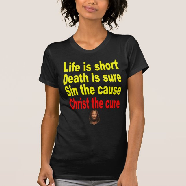 LEBEN KURZ T-Shirt (Vorderseite)