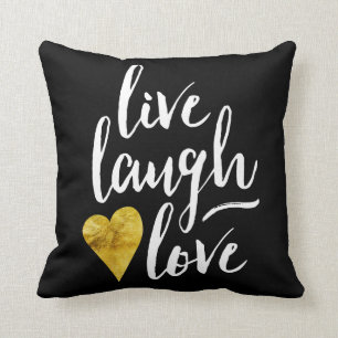 Leben Lachen-Liebe-Kissen Kissen