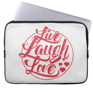 Leben Lachen-Liebe Laptopschutzhülle
