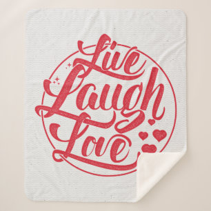 Leben Lachen-Liebe Sherpadecke