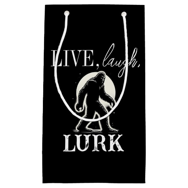 Leben, lachen, Lurk Kleine Geschenktüte (Vorderseite)