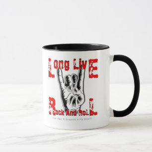 Leben lang Rock-and-Rollkaffee-Tasse Tasse