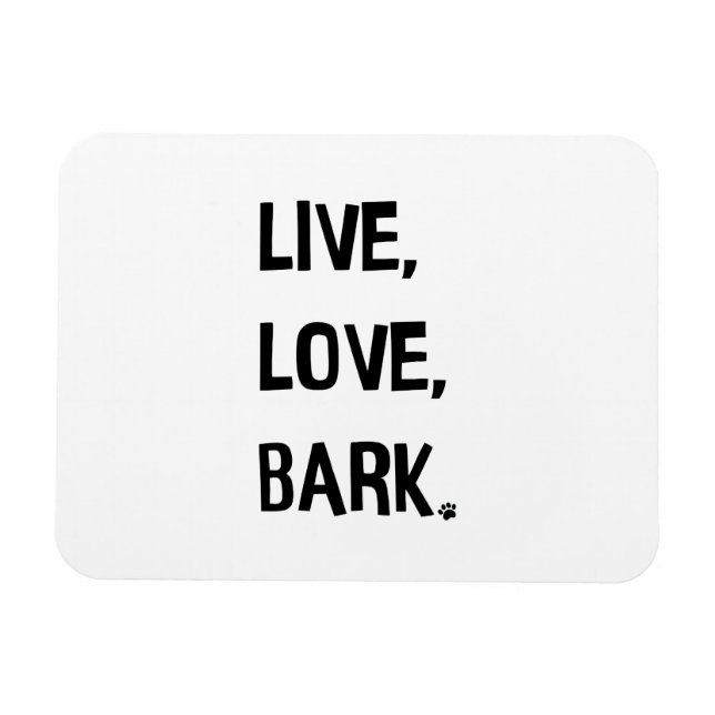 Leben, Liebe, Barsch Magnet (Horizontal)