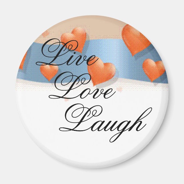 Leben, Liebe, lachen Magnet (Vorne)