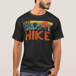 Leben Liebe Lachen Wandern - Camping Wandern Outdo T-Shirt