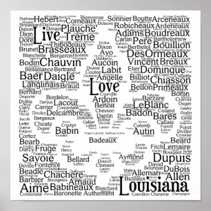 , Leben Liebe, letzte Namen-Lilie Louisianas Poster