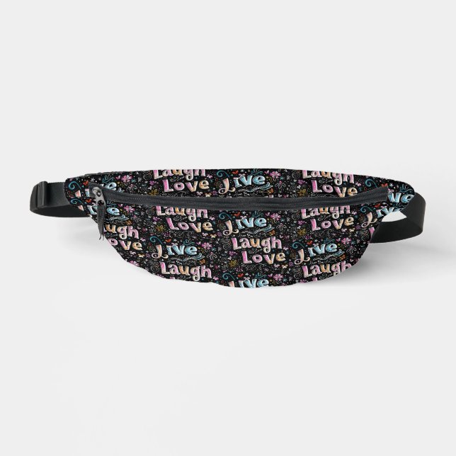 Leben, Liebe und Lachen Bauchtasche (Vorderseite)