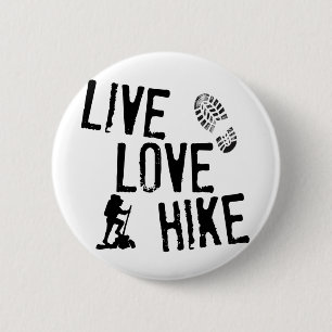 , Leben Liebe, Wanderung Button