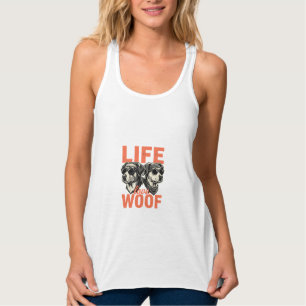 Leben Liebe Wuff Hunde Liebhaber Tank Top