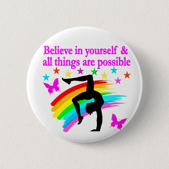 LEBEN MEINES GYMNASTIKTRAUMS BUTTON (Vorderseite)