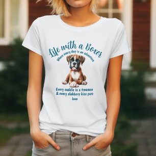 Leben mit einem Boxerhund T-Shirt