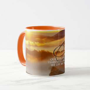 Leben mit klarer Ansicht anzeigen Tasse