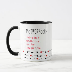 Leben mit kleinen Leuten   Anführungszeichen für M Tasse