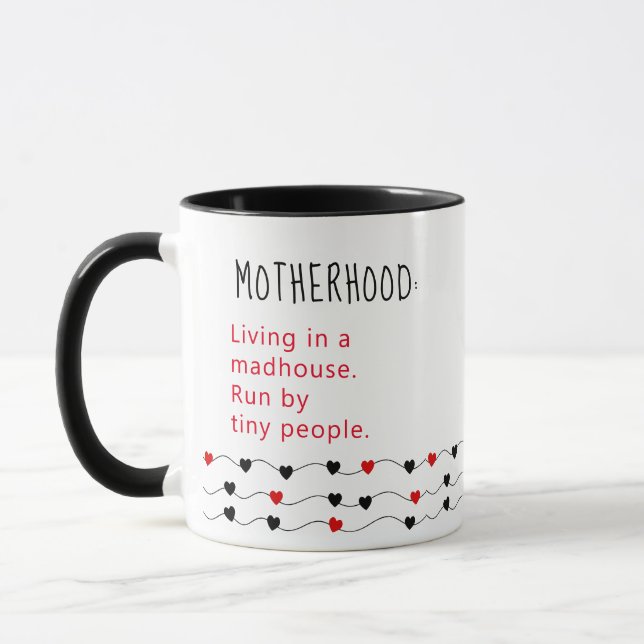 Leben mit kleinen Leuten | Anführungszeichen für M Tasse (Links)
