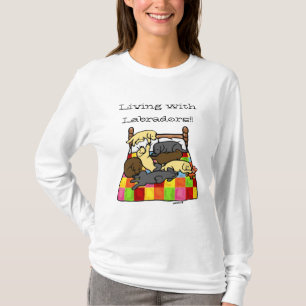 Leben mit Labradors Cartoon T-Shirt