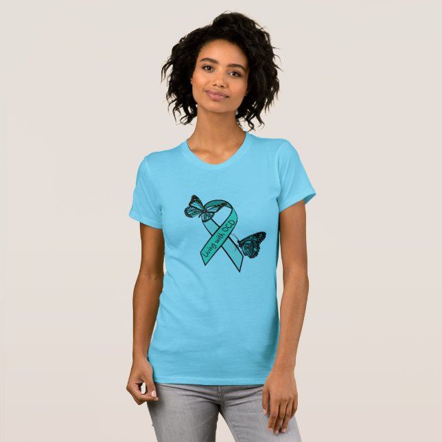 Leben mit obsessive Zwangsstörung T-Shirt (Vorne ganz)