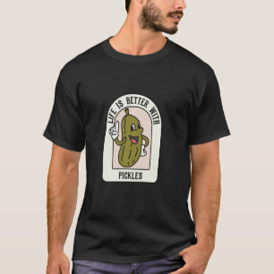 Leben mit Zitronen Ironenkuckeln Gemüse Zitat T-Shirt