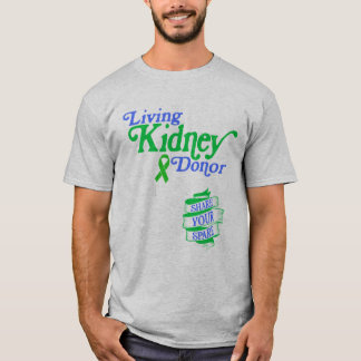Leben Nierenspender und teilen Sie Ihre Freizeit V T-Shirt