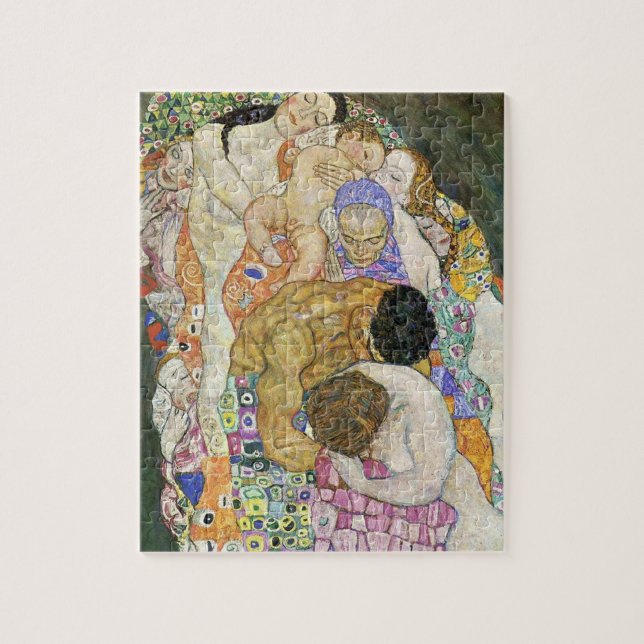 Leben oder Tod-Puzzlespiel Gustav Klimt (Vertikal)